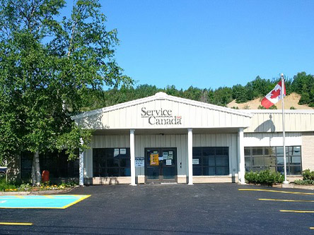 Photo de l'édifice du bureau Springdale - Centre Service Canada situé au 130, rue Main à Springdale