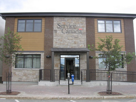 Building image of La Sarre Service Canada Centre at 319 Principale Street in La Sarre
