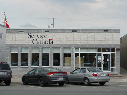 Photo de l'édifice du bureau Senneterre - Centre Service Canada situé au 761, 10e Avenue à Senneterre