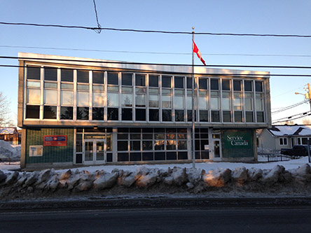 Photo de l'édifice du bureau New Richmond - Centre Service Canada situé au 152, boulevard Perron Ouest à New Richmond