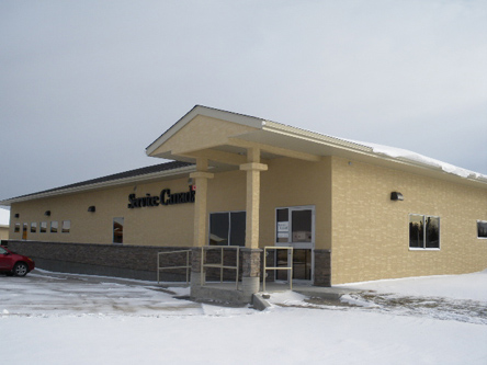 Photo de l'édifice du bureau Thompson - Centre Service Canada situé au 40B, croissant Moak  à Thompson