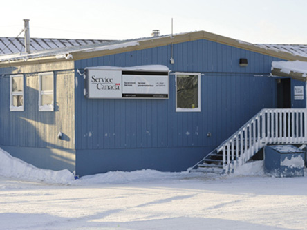 Photo de l'édifice du bureau Cambridge Bay - Centre Service Canada situé au 16, rue Mitik à Cambridge Bay