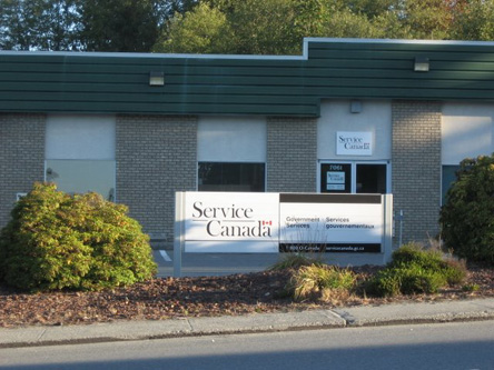 Photo de l'édifice du bureau Powell River - Centre Service Canada situé au 7061, rue Duncan à Powell River