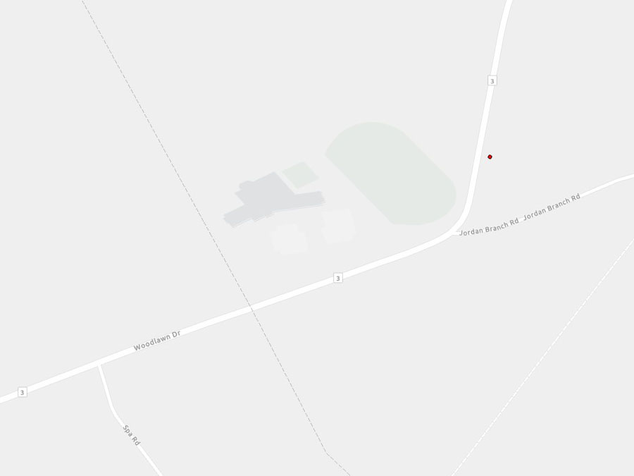 Map indicating the location of Shelburne Service Canada Centre at 414 Woodlawn Drive in Shelburne
