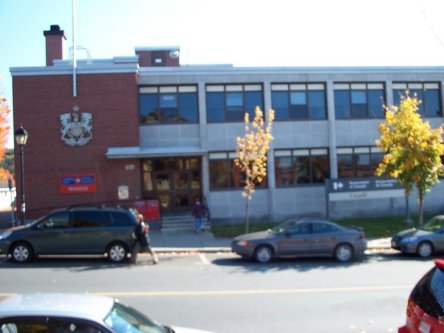 Photo de l'édifice du bureau Woodstock - Centre Service Canada situé au 680, rue Main à Woodstock