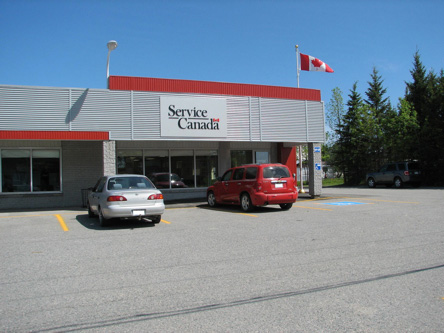 Photo de l'édifice du bureau Ville-Marie - Centre Service Canada situé au 69B, rue Sainte-Anne à Ville-Marie