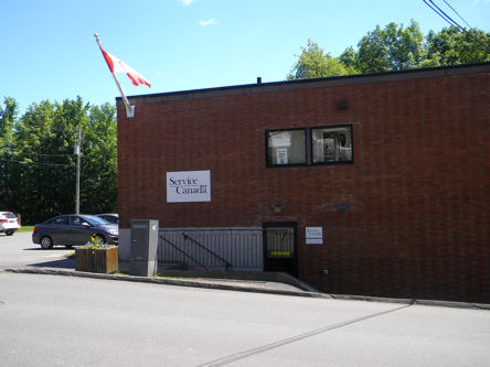 Photo de l'édifice du bureau Coaticook - Centre Service Canada situé au 289, rue Baldwin à Coaticook