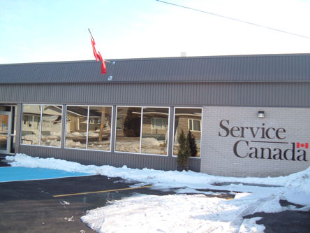 Photo de l'édifice du bureau Montmagny - Centre Service Canada situé au 37, avenue Sainte-Brigitte Sud à Montmagny
