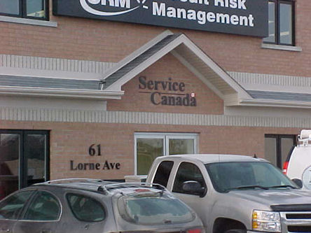 Photo de l'édifice du bureau Stratford - Centre Service Canada situé au 61, avenue Lorne à Stratford