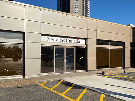 Building image of Ottawa West Service Canada Centre and Passport Services at 885 Meadowlands Drive East, (May also be accessed via 1430 Prince of Wales Drive) in Ottawa