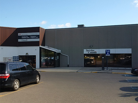 Photo de l'édifice du bureau Mississauga Centre Service Canada situé au 3085A, promenade Glen Erin à Mississauga