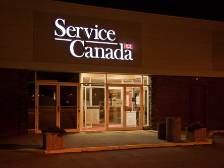 Building image of Edmonton Millbourne Service Canada Centre at 7609 38 Avenue NW in Edmonton
