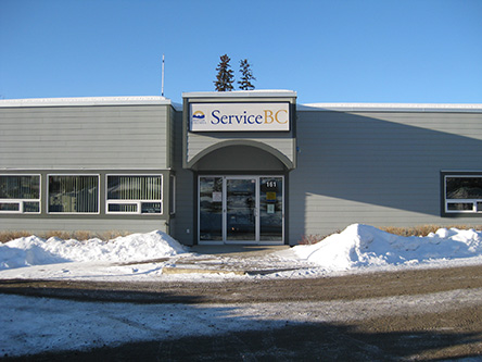 Photo de l'édifice du bureau Burns Lake - site de services mobiles réguliers situé au 161, autoroute 16 à Burns Lake
