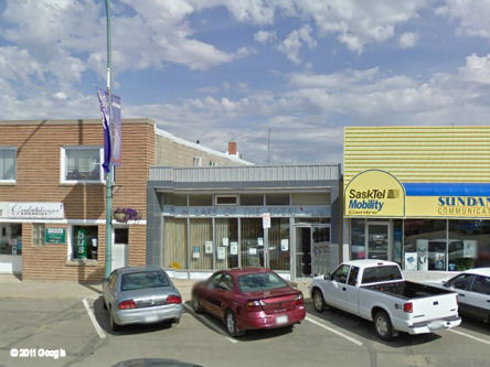 Photo de l'édifice du bureau Assiniboia - site de services mobiles réguliers situé au 313, rue Centre à Assiniboia