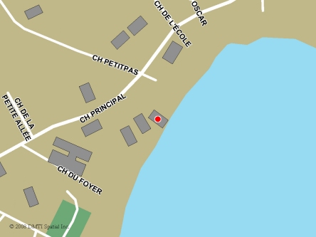 Carte routière indiquant l'emplaçement du bureau Cap-aux-Meules - Centre Service Canada situé au 380, chemin Principal à Cap-aux-Meules