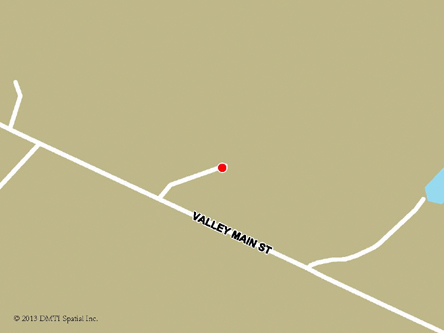 Map indicating the location of Fort Liard Service Delivery Partner at 174 Valley Main Street in Fort Liard