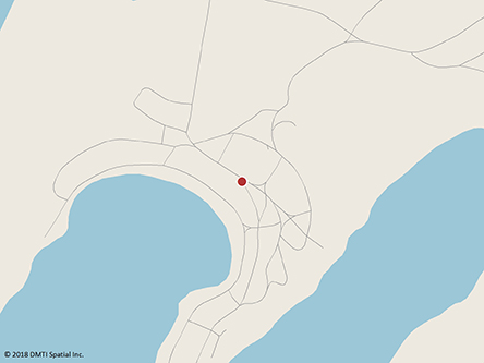 Map indicating the location of Ulukhaktok Service Delivery Partner at Kayutak Centre in Ulukhaktok